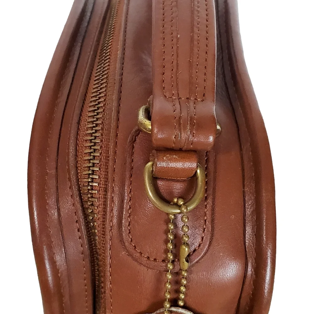 Vintage coach G6C-9991 leather lunch bag shoulder bag handbag brown - Picture 5 of 16